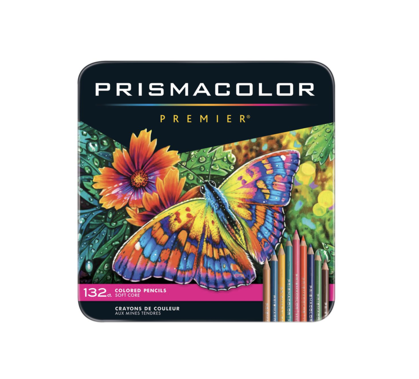 PRISMACOLOR Premier 油性色鉛筆 132色セット PRISMACOLOR PREMIER PENCILS, SET OF 132 ASSORTED COLORS IN TIN
